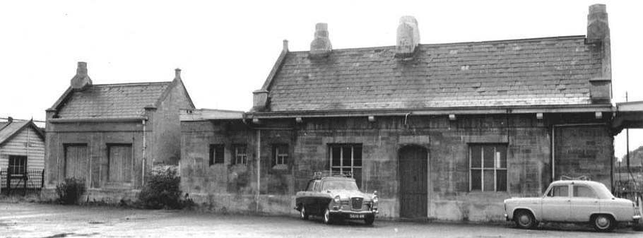 Melksham station frontage - 1968
